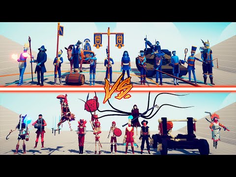 LEGACY TEAM vs SPOOKY TEAM - Totally Accurate Battle Simulator | TABS