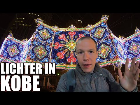 Beautiful lights in Kobe reminiscent of earthquakes - Japan Vlog