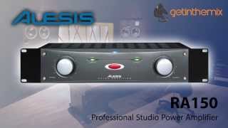 Video thumbnail for Alesis RA150 Studio Power Amplifier by GetintheMix