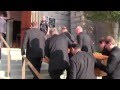 Bishop Andrew J. McDonald Carried Into Cathedral