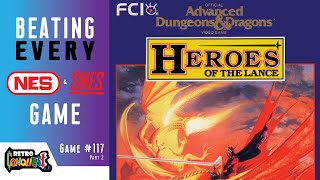 Advanced Dungeons & Dragons: Heroes of the Lance (NES) - Retro Conquest (Game 117/1400) Part 2/2