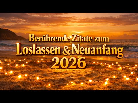 Berührende Zitate zum Jahreswechsel • Loslassen & Neuanfang | Motivation für 2026
