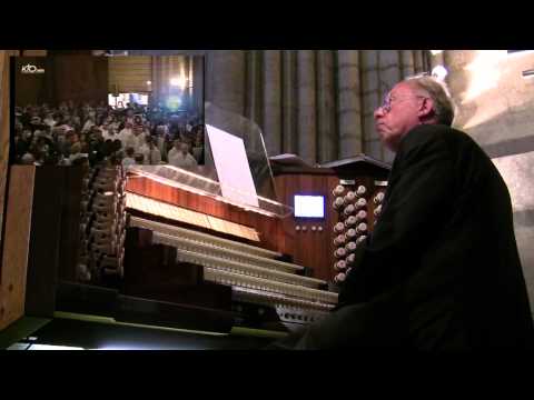 Grandes Orgues Notre-Dame-de-Paris - Improvisation Philippe Lefebvre (2011-6)