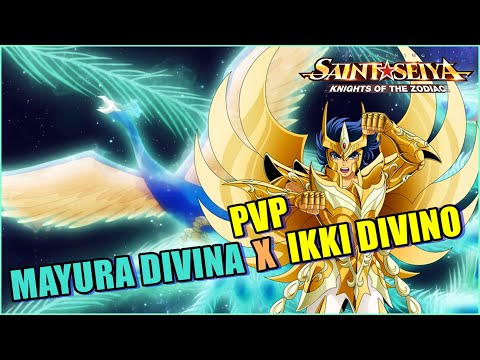 MAYURA DE PAVÃO VS IKKI DE ARMADURA DIVINA O TERRIVEL ATAQUE DO IKKI SAINT SEIYA AWAKENING