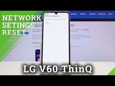 How to Reset Network Settings on LG V60 ThinQ