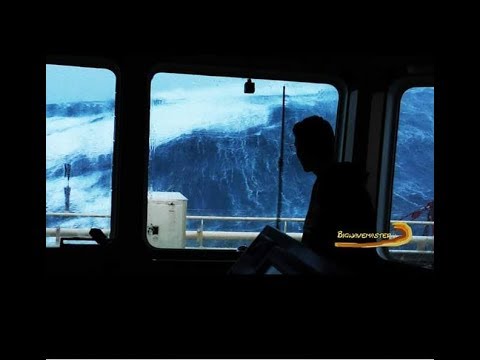 🛑#Ship in Storm at Sea #FULL VERSION -  18-12- 2018. Storm Deirdre  #storm #hurricane #Sea #Gladys