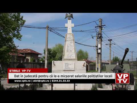 Dat în judecată pentru că le a micșorat salariile polițiștilor locali