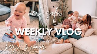 VLOG | New Living Room Furniture, Recent Amazon Baby Finds