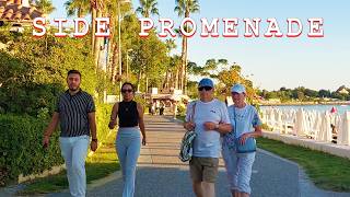SIDE HOTELS PROMENADE | Walking Tour. Beach & Shopping. TÜRKIYE ASMR 🥰🇹🇷❤️ #side