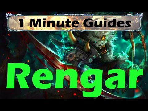 + 1 Minute Jungle Guides! RENGAR *League of Legends*