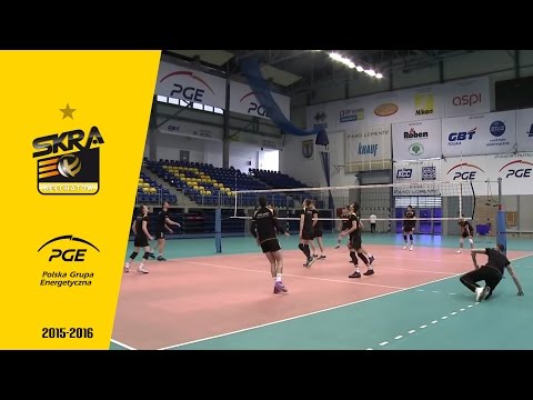 PGE Skra trenuje przed pierwszym meczem o brąz