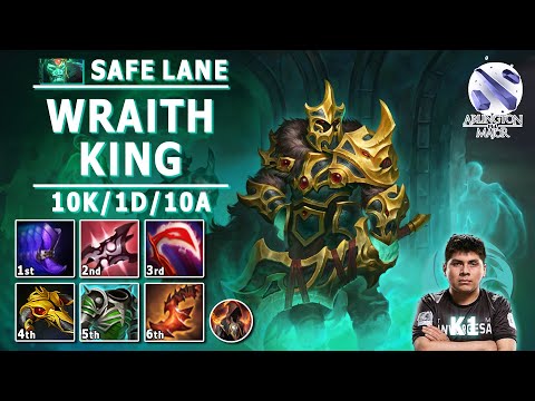 Wraith King Safe Lane Carry | 7.31d | Arlington Major Beastcoast.K1 WK | Dota 2 Immortal Gameplay