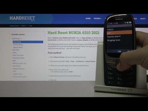 How to Find Alarm Tones in NOKIA 6310 2021 - Alarm Clock Settings