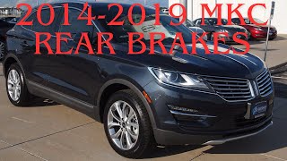 Lincoln MKC/MKZ Rear Brake Pad & Rotor Replacement
