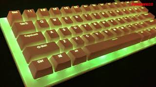 ゲーミングキーボード「GamaKay K61」レビュー 光り方