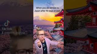 Almost there!!! #cruise #japan