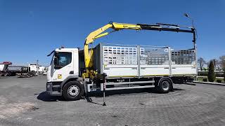 Parda veoauto DAF LF 250 / 4X2 / SKRZYNIOWY - 7.30 + HDS HYVA HB 150XE3 / STEROWAN | Pilt 4 - Autoline