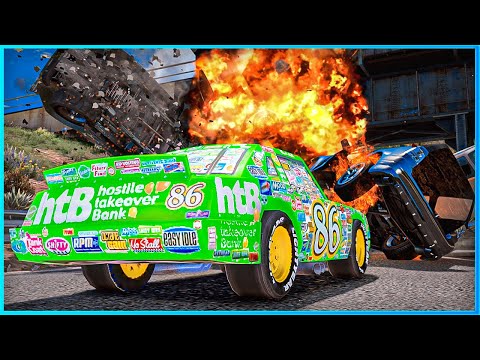 *CRAZY* Cars Chick Hicks Crashes Ep.7 – GTA 5