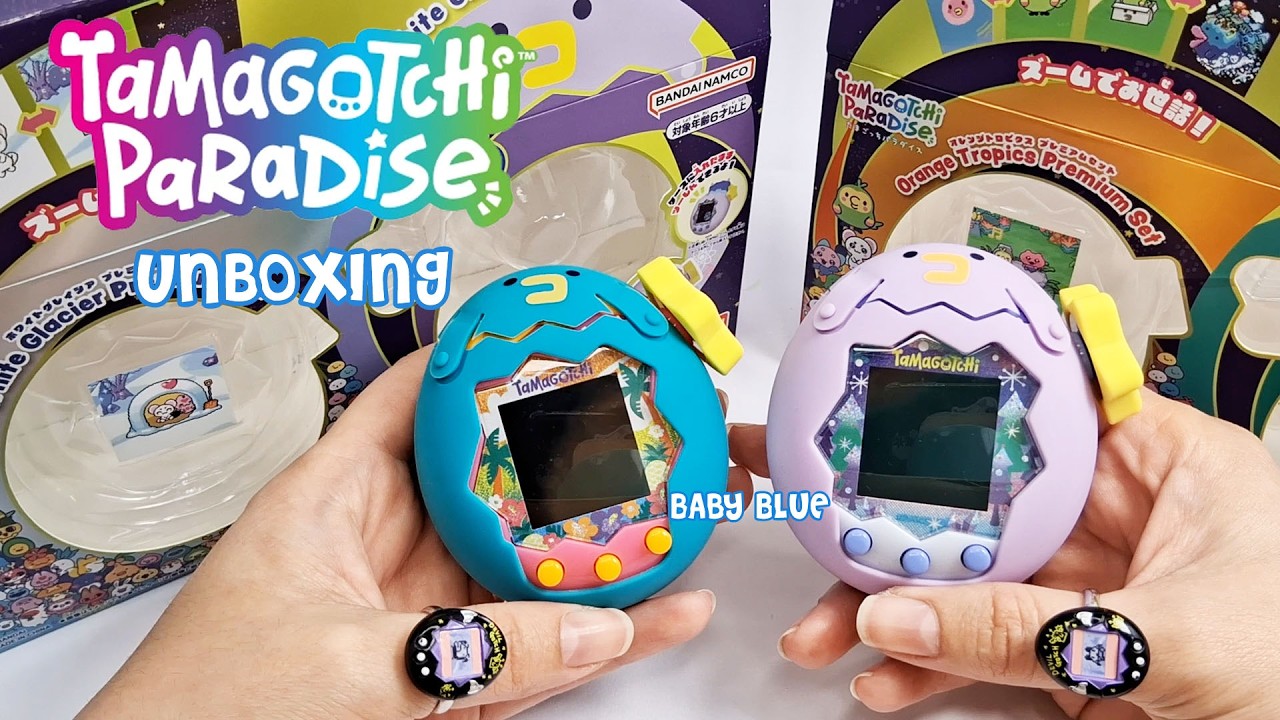 📦 Unboxing: Tamagotchi Paradise Orange Tropic y White Glacier