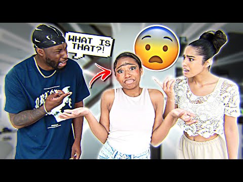 DOING MY MAKEUP HORRIBLY TO SEE KRISTEN AND REAFES REACTION 😂 *MUST WATCH*