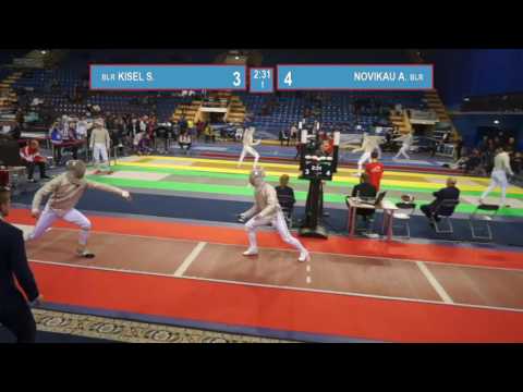 T32. NOVIKAU Artsiom (BLR) - KISEL Siarhei (BLR). Sabre men.
