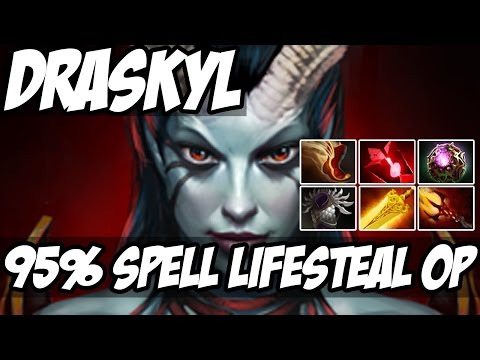95% SPELL LIFESTEAL OP! - Draskyl Plays Queen of Pain - Dota 2