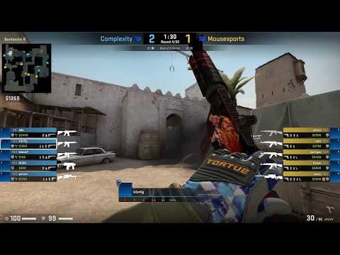 CS:GO POV Demo Complexity k0nfig (24/11) vs Mousesports (de_dust2)