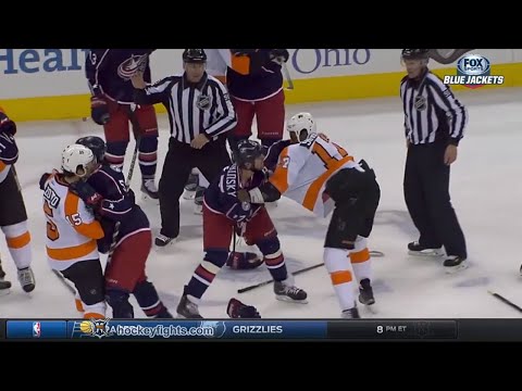Wayne Simmonds vs Brandon Dubinsky