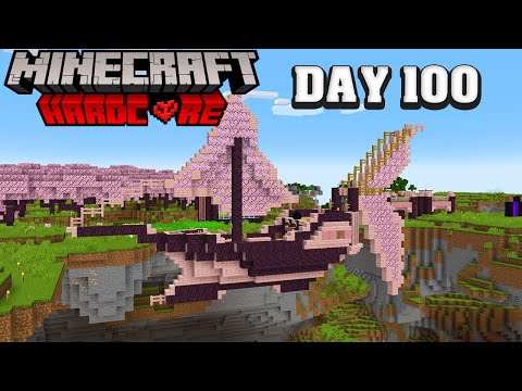 Surviving 100 Days on Hardcore Minecraft Islands!