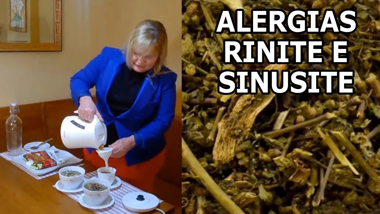 Acaba com Alergias, Dor de Sinusite, Rinite, Feridas e Inflamações #Remédio 💖 MARILENE SARAH FIALHO