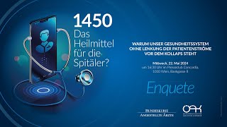 1450 - Heilmittel für die Spitäler? Warum unser Gesundheitssystem ohne Lenkung vor dem Kollaps steht