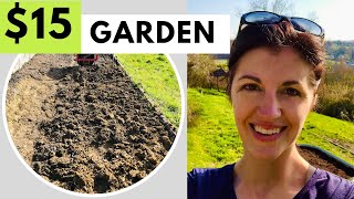 Starting a Garden From Scratch on a BUDGET - LOW COST GARDEN