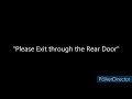 NYCT Bus Please Exit Through The Rear Door Announcement Version 2 Vianova