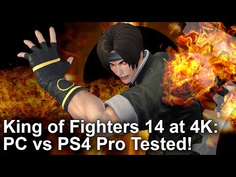 [4K] King of Fighters 14 PC vs PS4 Pro Graphics Comparison + Benchmarks