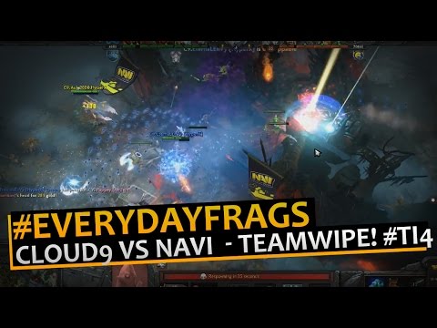 CLOUD9 vs NATUS VINCERE, TEAMWIPE! #TI4