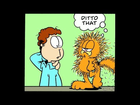 Microsoft Sam reads Funny Garfield Comics (Ep. 7): Power Outages & Thunderstorms
