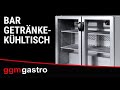 Frigo Bar - 900mm - 220 litri - con 2 porte a battente in vetro - Acciaio inox