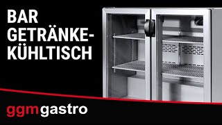 Réfrigérateur de bar – 1350 mm – 330 litres – avec 3 portes battantes – Noir