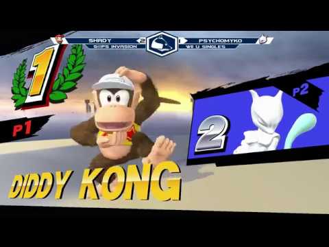 The Invasion Wii U Singles - Shady(Diddy) vs PsychoMyko(Mewtwo) - Pools