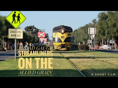 BROAD GAUGE STREAMLINERS ON THE ALLIED GRAIN. a short film.