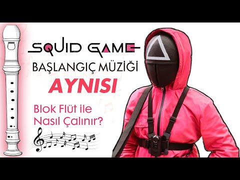 SQUID GAME Müziği Flüt Notaları - Ses Veriyorum