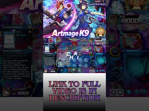 Artmage K9 Is INSANE! MASTER Rank Climb Was EASY  #yugioh #masterduel  #yugiohcommunity
