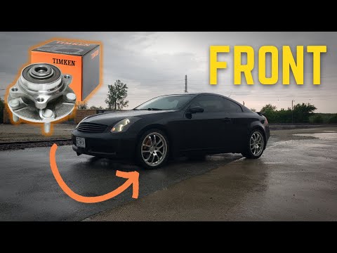 DIY Front Wheel Bearing Replacement for Infiniti G35 / Nissan 350Z - Tips and Tricks!
