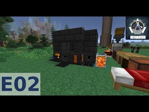 [DE]Direwolf20 1.6.4 E02 - Tinker's Construct Smeltery [HD]
