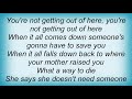 Sarah Bettens - She Says Lyrics