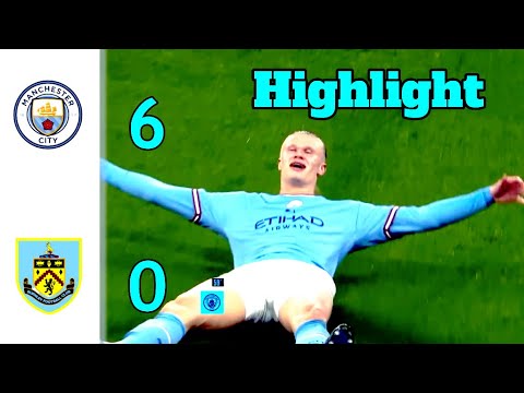 Manchester City vs  Burnley 6-0 I Highlights FA Cup I HAALAND HAT-TRICK