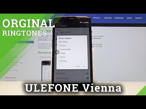 How to Set Up Ringtone in ULEFONE Vienna – Ringtone List