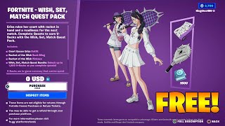 How To Get Wish, Set, Match Pack In Fortnite (New Free Court Queen Erisa Skin Rewards)