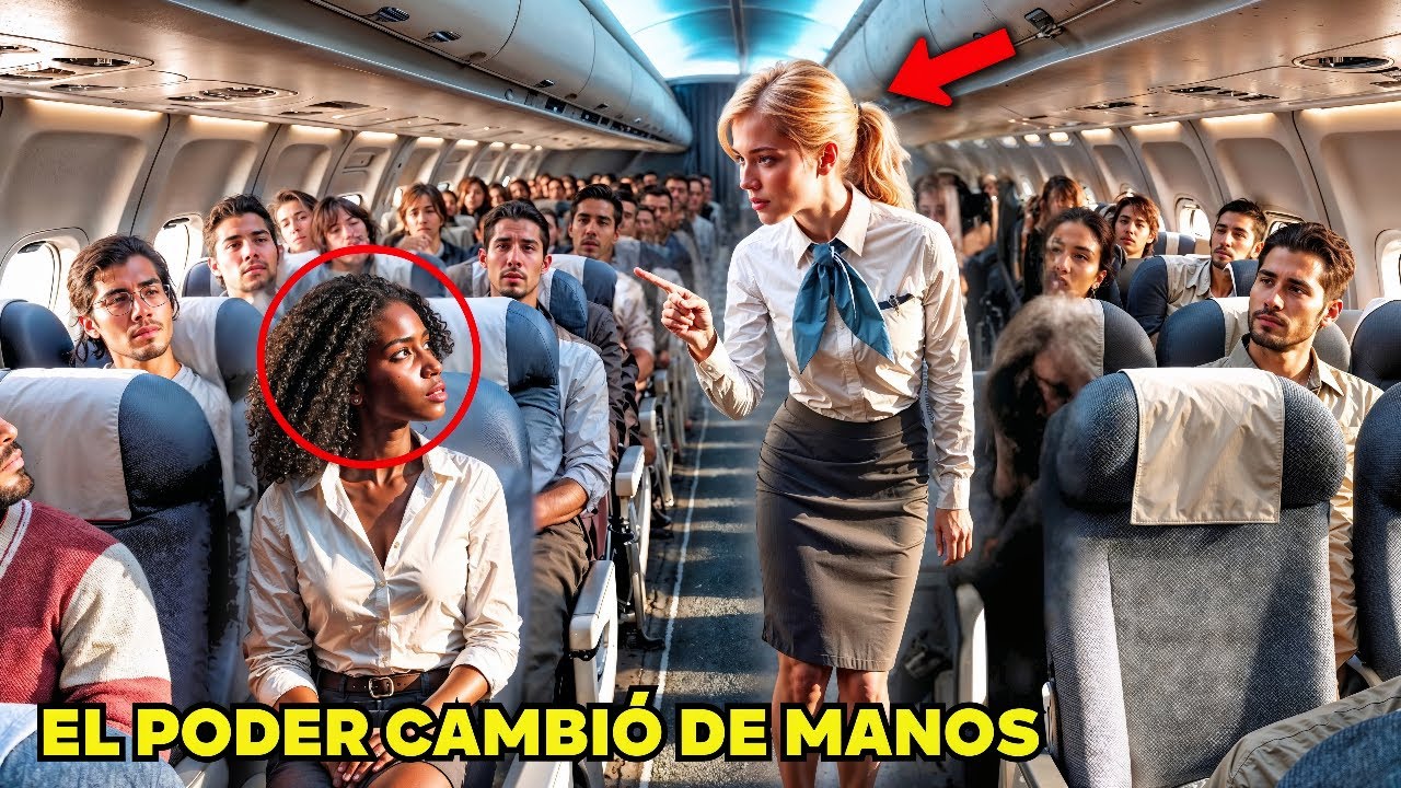 Azafata Echa a Chica Negra Del Avión… 7 Minutos Después, ¡Se Convierte en Dueña de la Aerolínea!