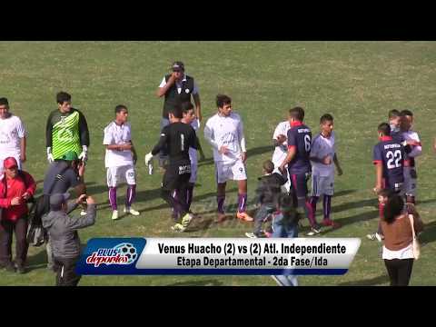 VENUS HUACHO (2) vs (2) ATL. INDEPENDIENTE - ETAPA DEPARTAMENTAL - 2DA FASE/IDA 2017.